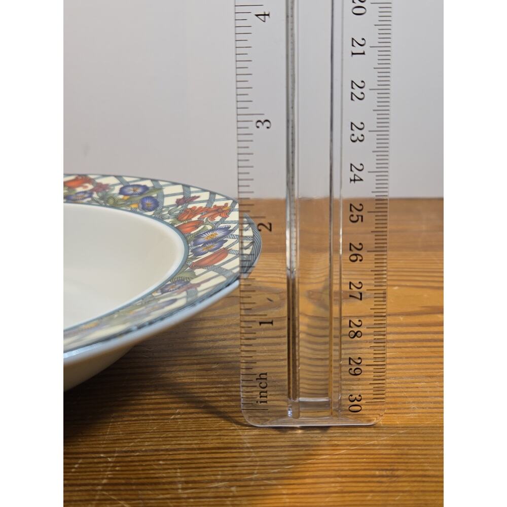 DANSK Nordic Garden Wide Rimmed Soup Bowls Porcelain - Picture 7 of 7